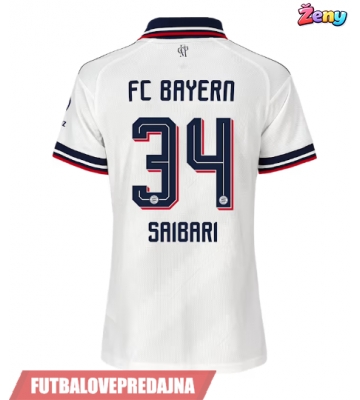 Lacne Ženy Futbalové dres Bayern Munich Ismael Saibari #34 2026-27 Krátky Rukáv - Preč